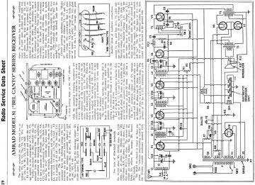 Amrad Bel Canto ;Series schematic circuit diagram